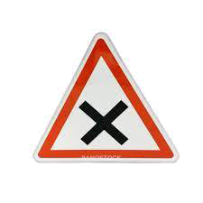 intersection de deux routes de meme valeurs