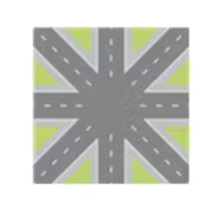 intersection en etoile